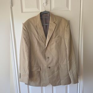 Alan Flusser Men's Blazer 44 L Beige